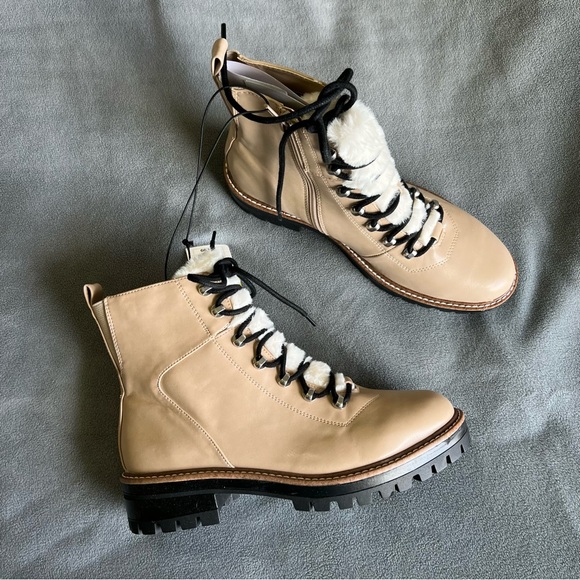 Women's Leighton Hiking Boots Taupe - A New Day™ 9.5 - Picture 4 of 8